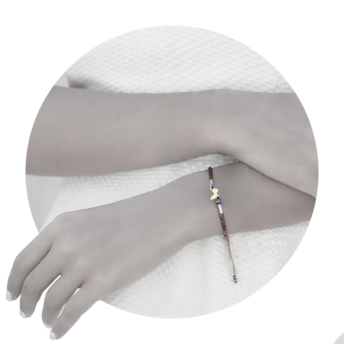 دستبند سنگی  کد BSH152