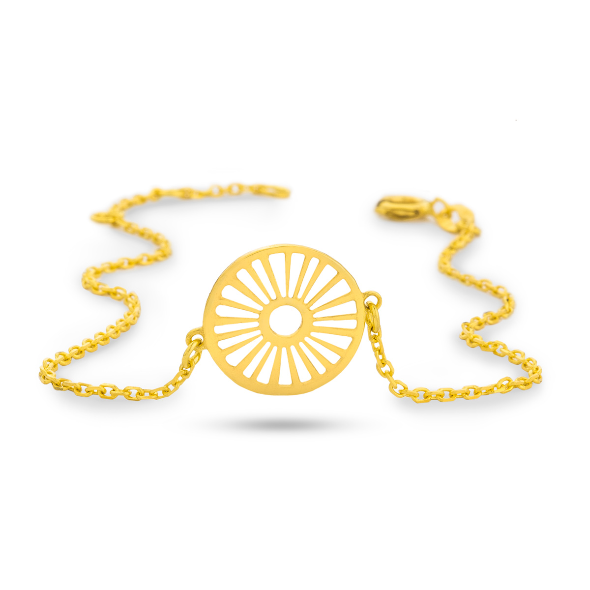 دستبند زنجير طلا  کد BMH031