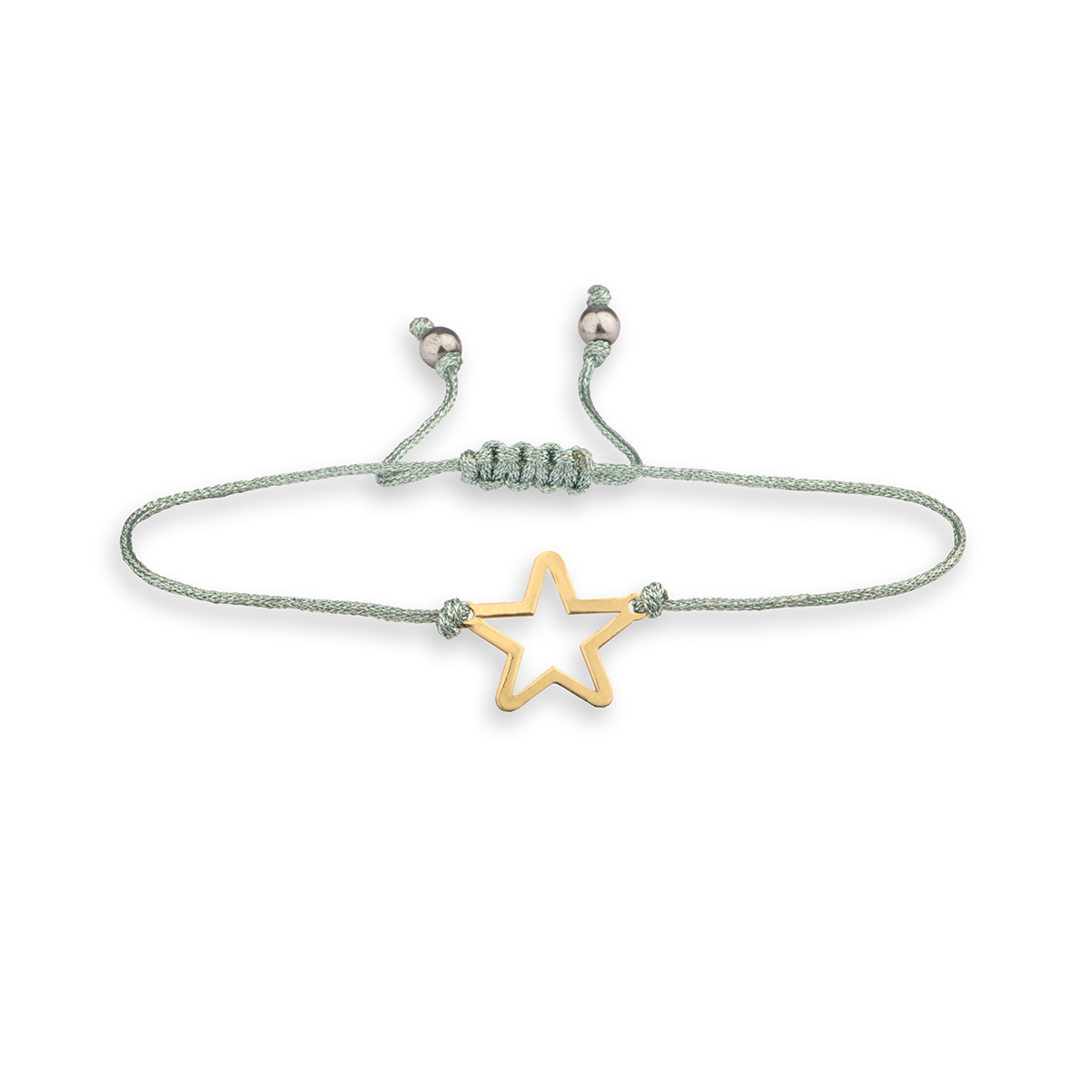 دستبند نخی ستاره لیزری کد LMB058