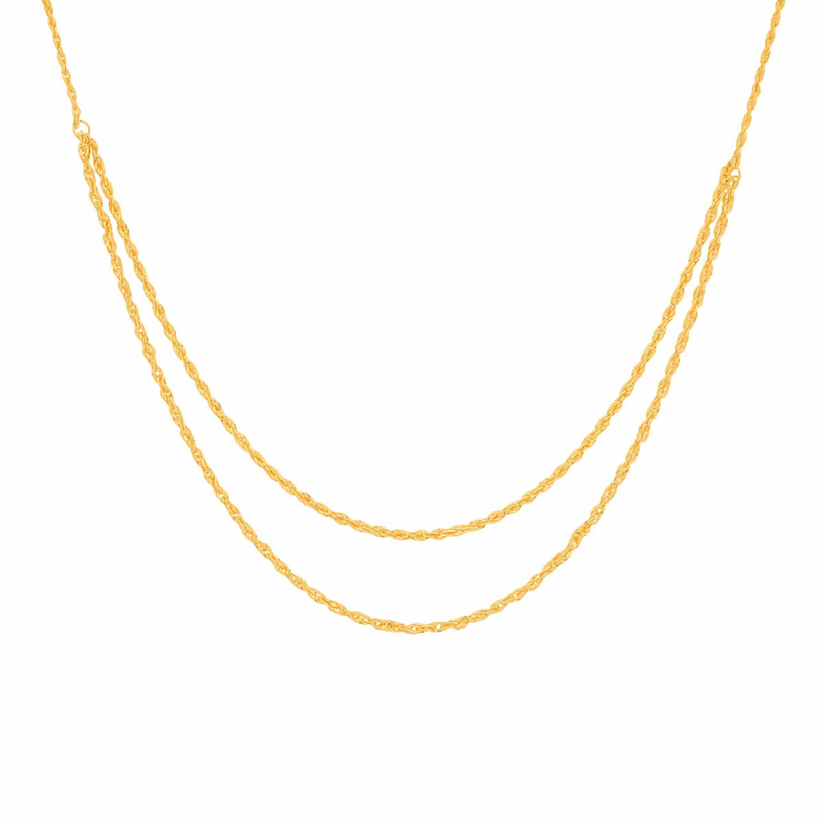 گردنبند دو رج بافت کد NMR543