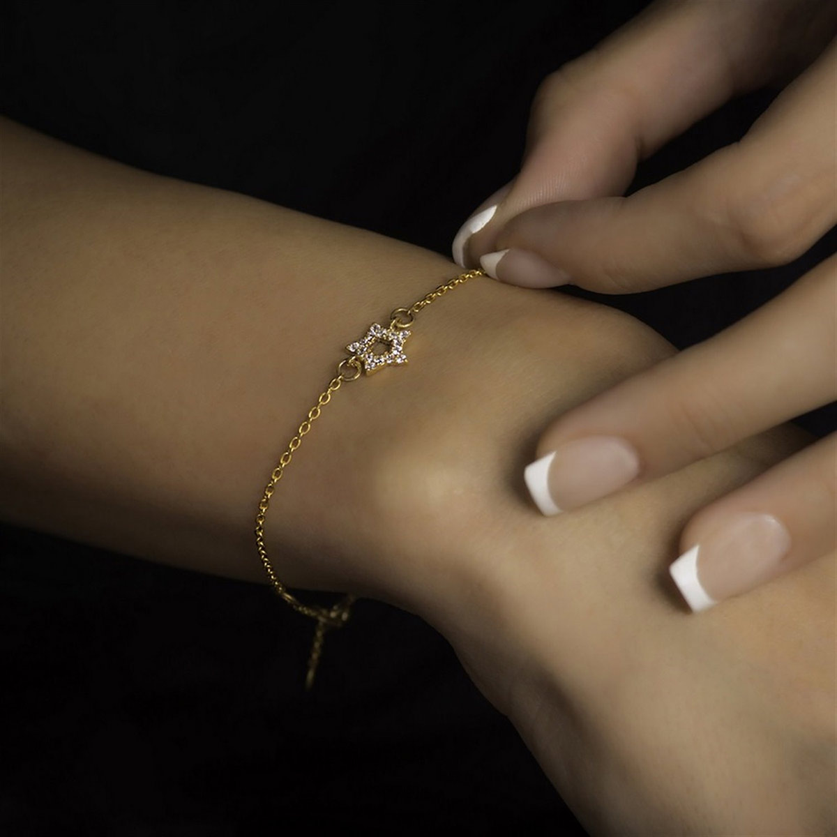 دستبند زنجير طلا  کد BM150