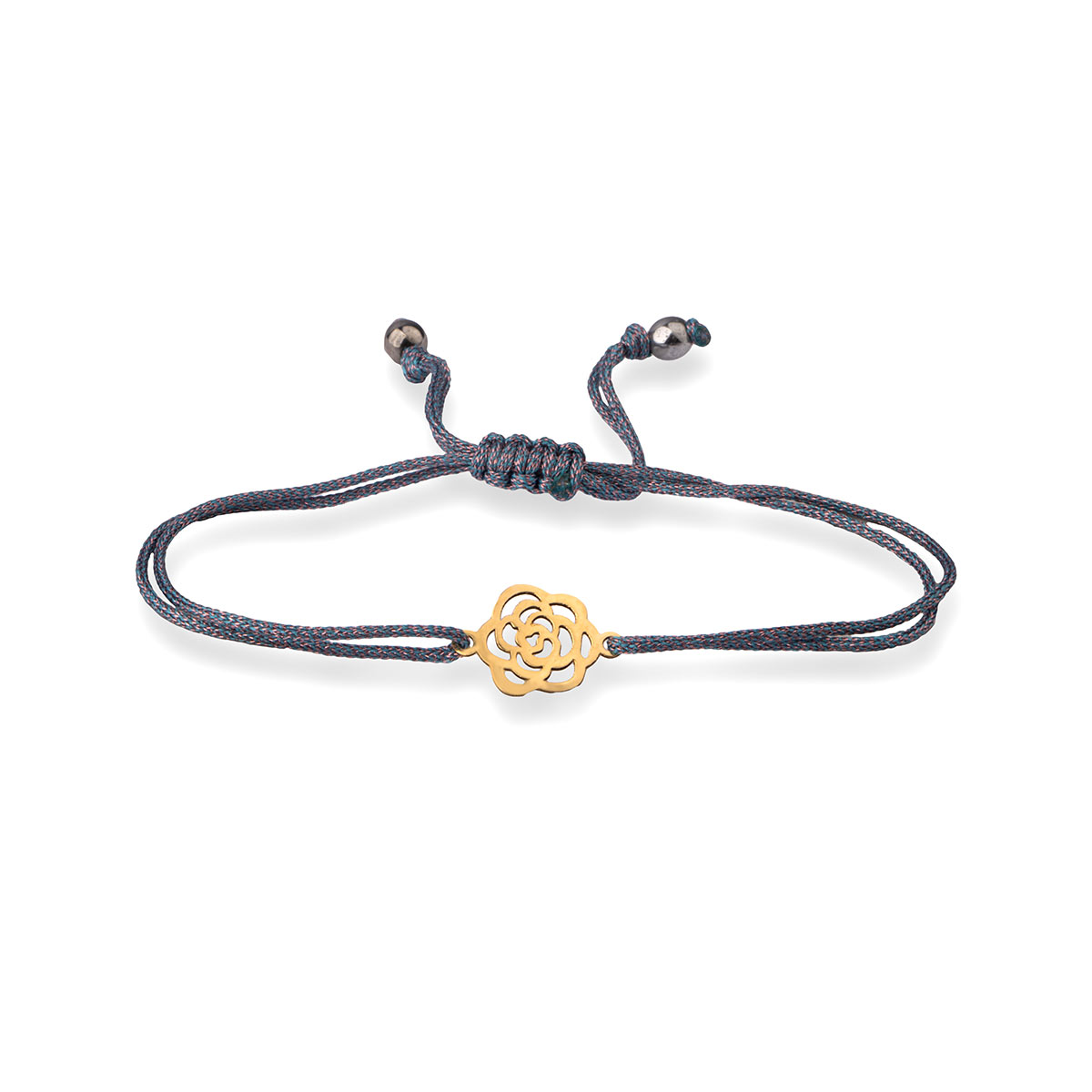 دستبند نخی گل لیزری کد LMB082