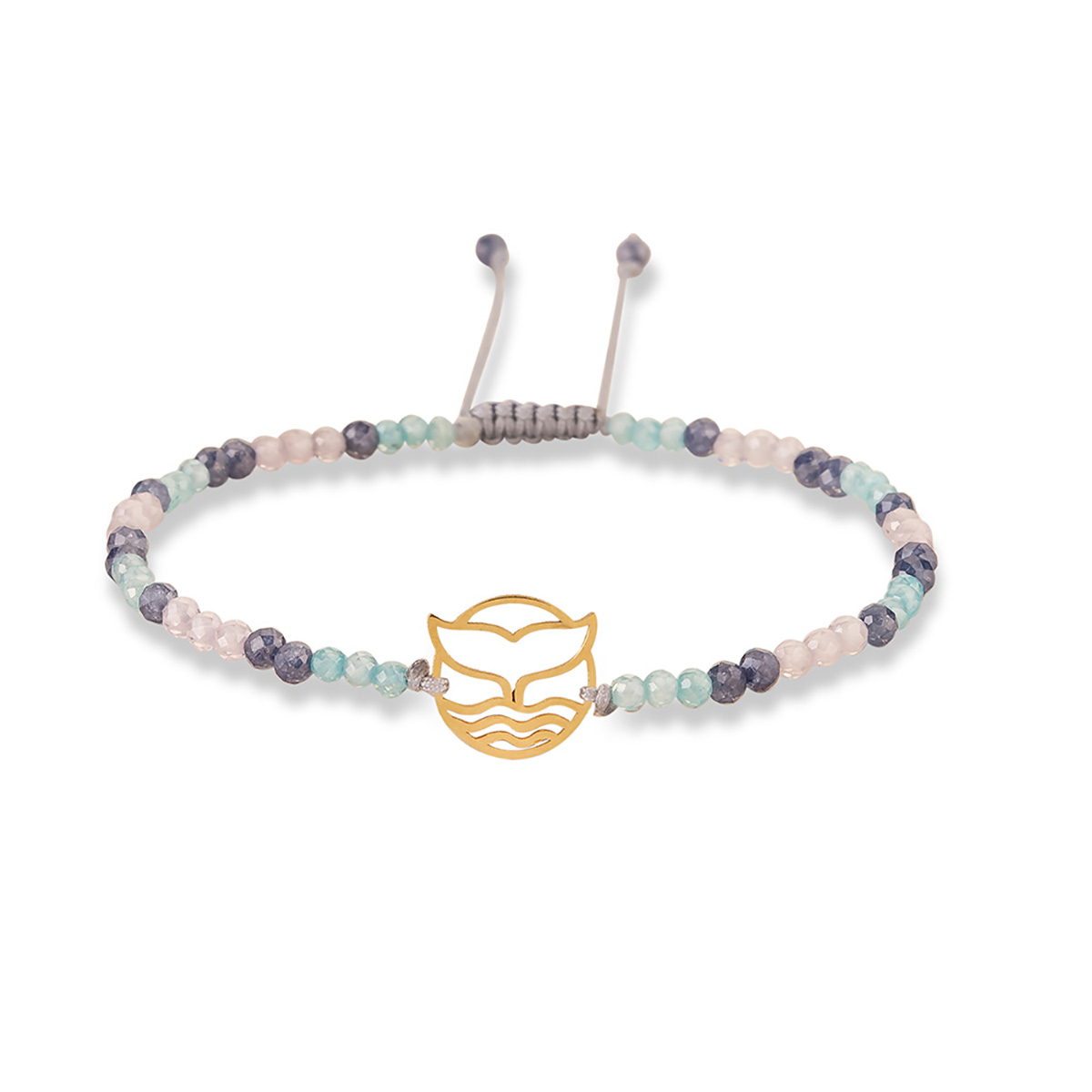 دستبند سنگی دم ماهی کد BSH414