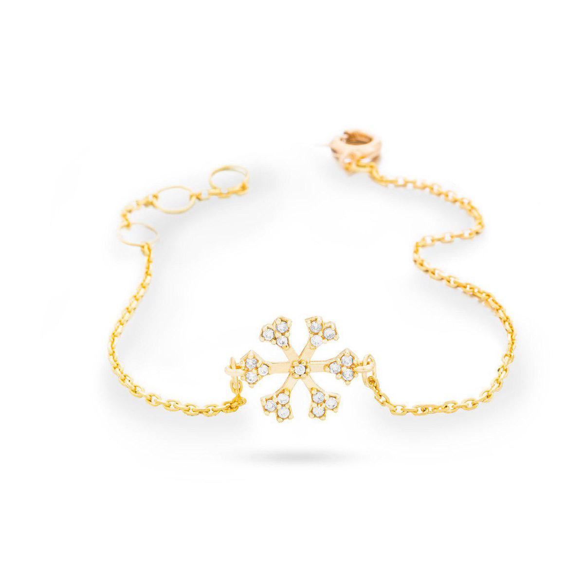 دستبند زنجير طلا  کد BM179