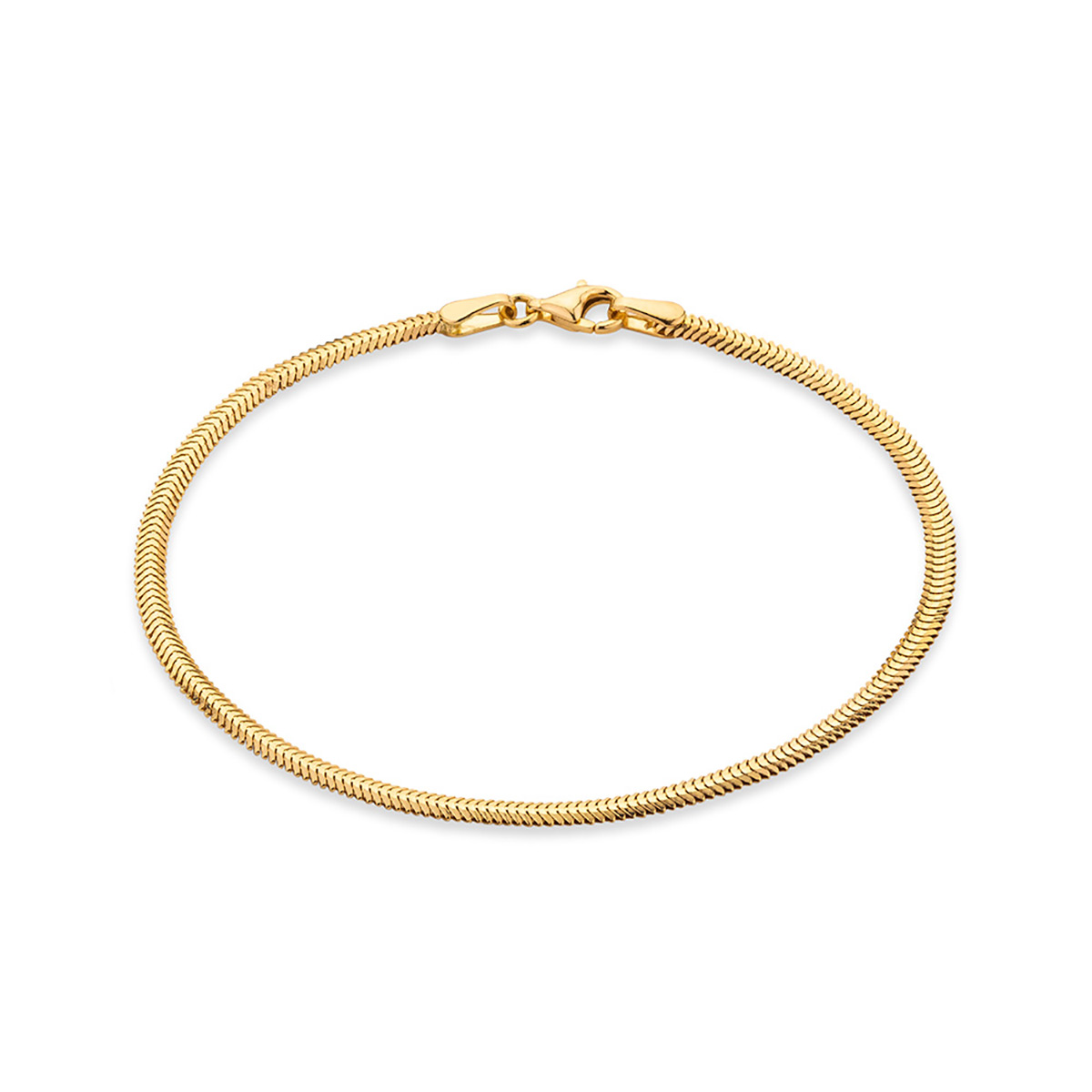 دستبند زنجير طلا  کد BMR325