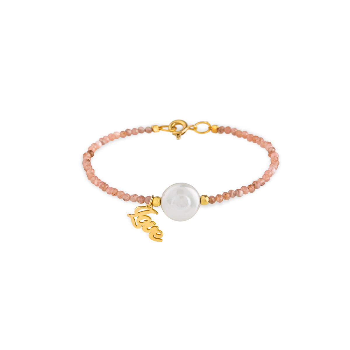 دستبند سنگی  کد BT066