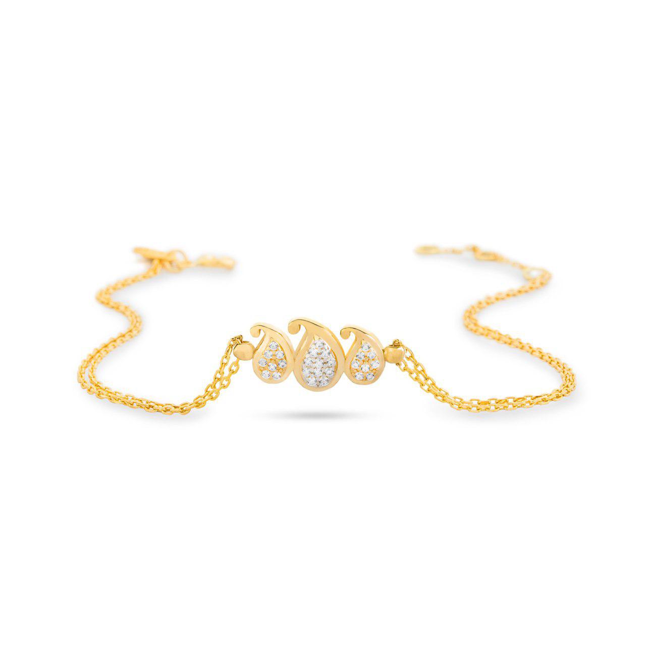 دستبند زنجير طلا  کد RSB-1090