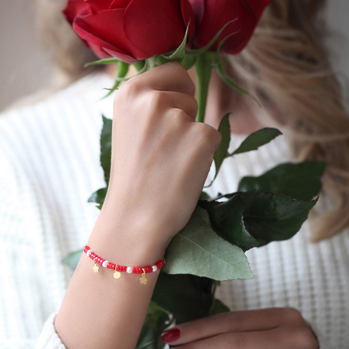 دستبند زنجير طلا  کد BT051