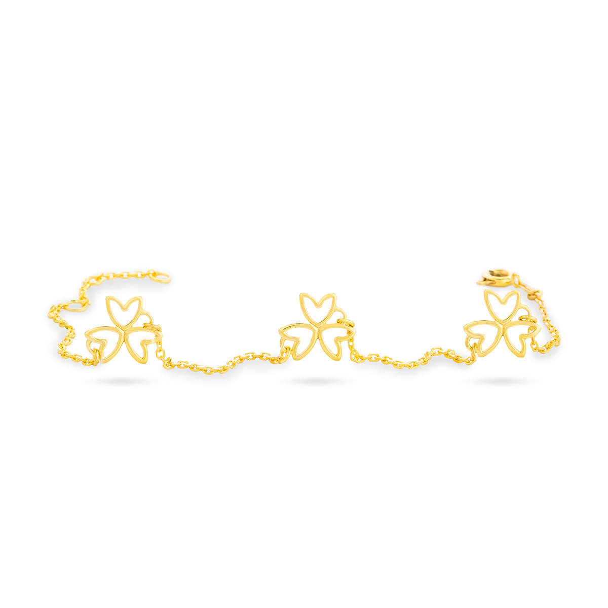 دستبند زنجير طلا  کد BMH021