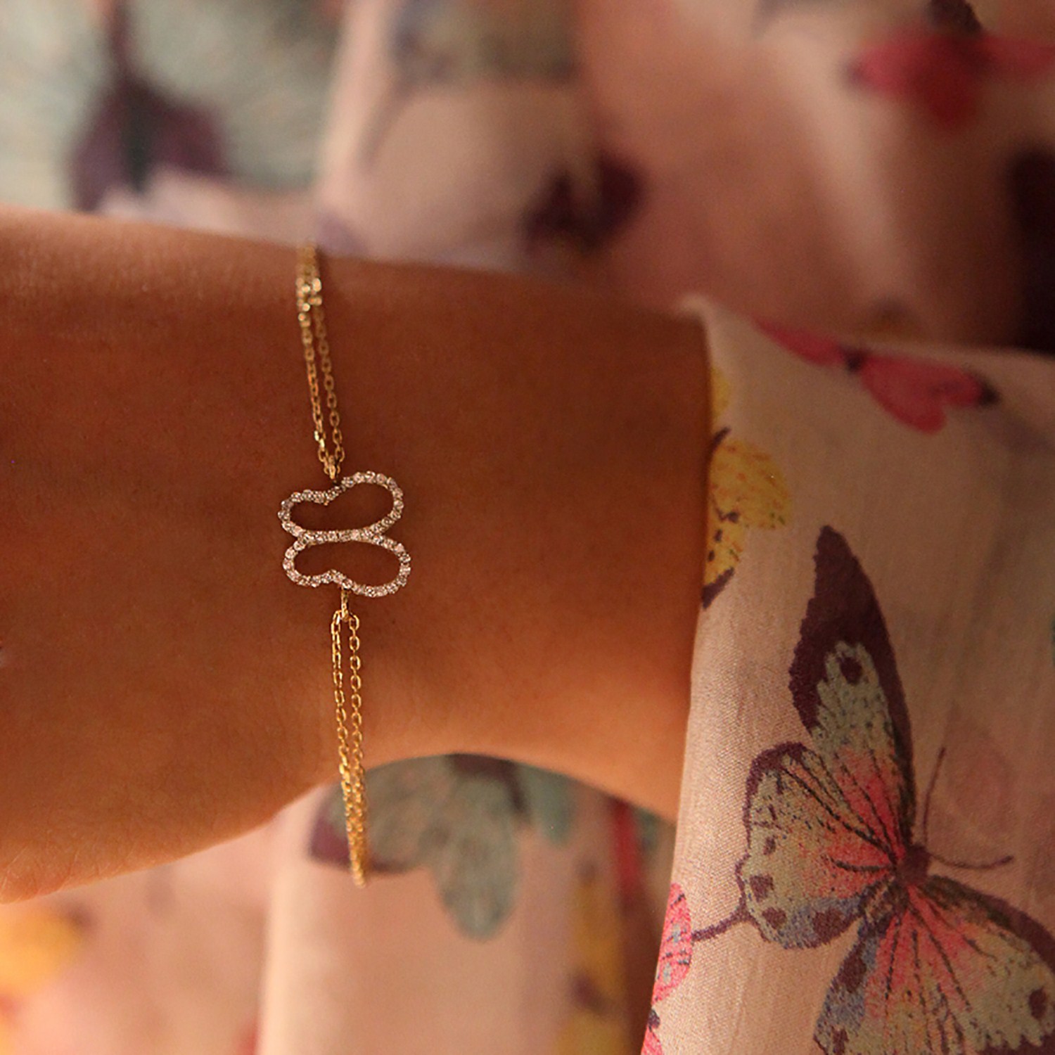 دستبند زنجير طلا  کد RSB-25