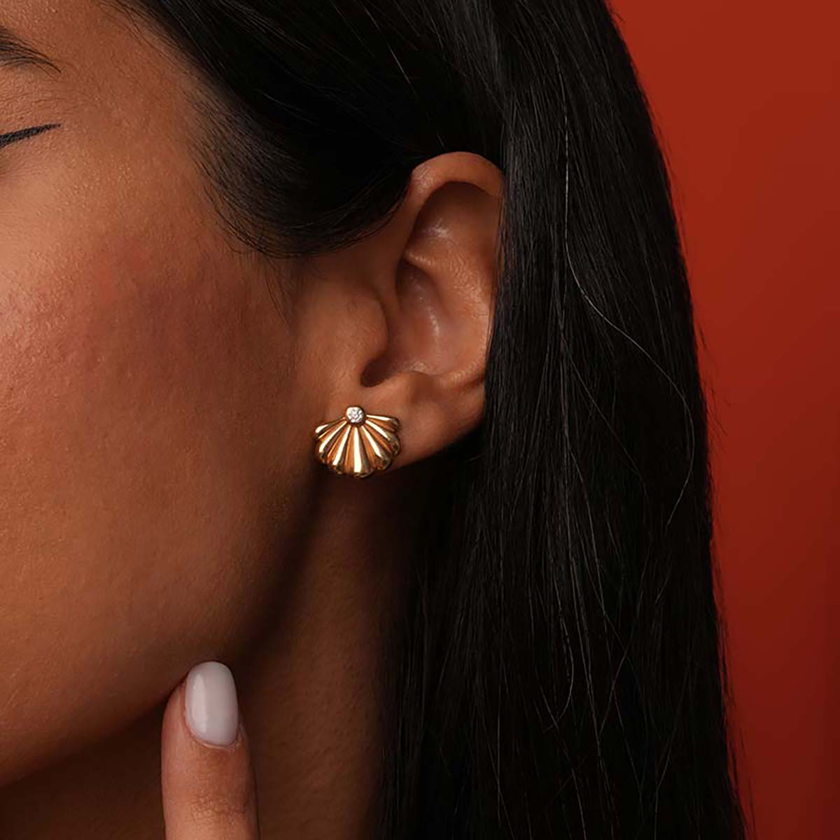 گوشواره کمند کد EM474