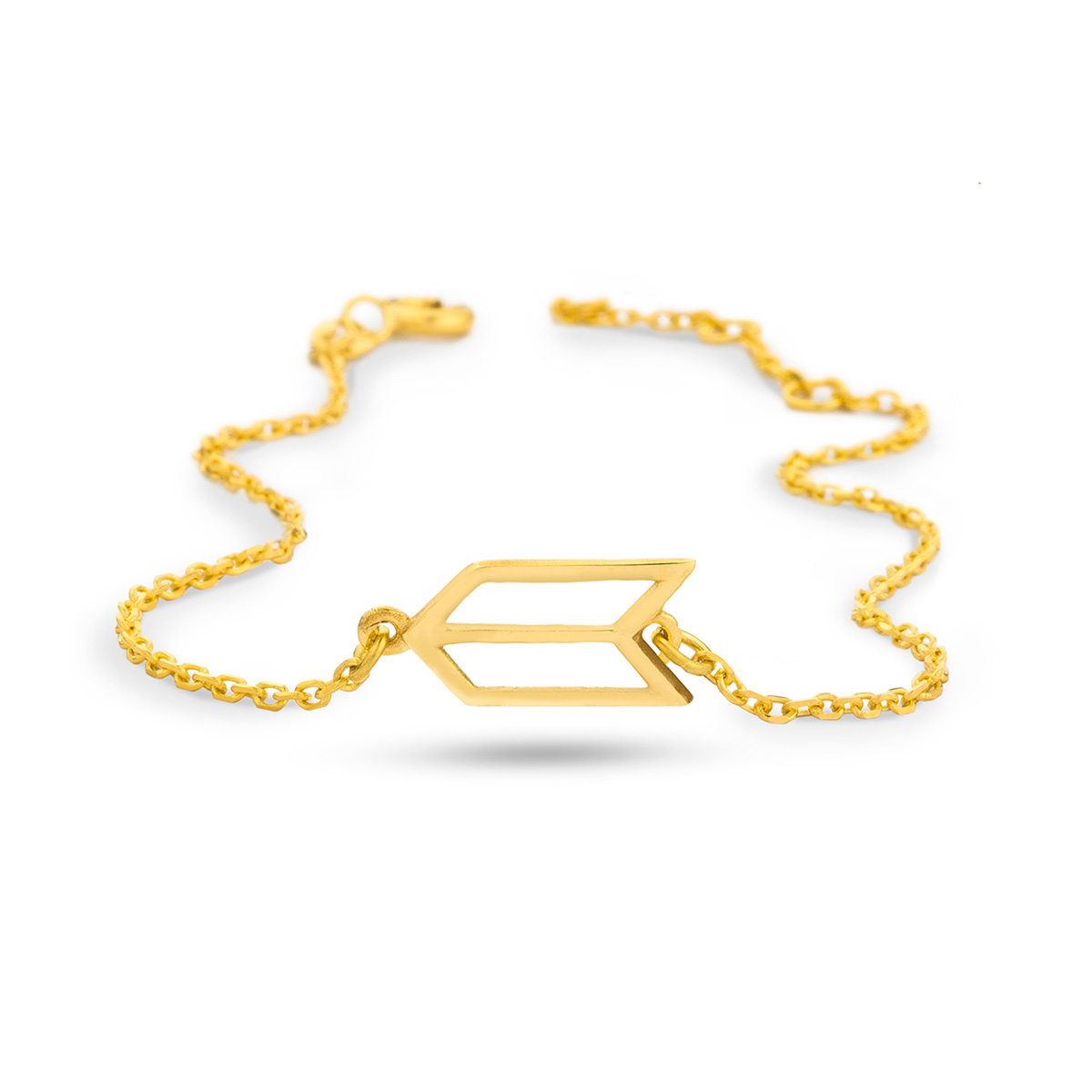 دستبند زنجير طلا  کد BMH037