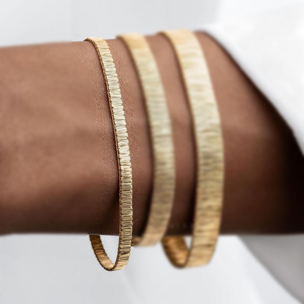 دستبند زنجير طلا  کد BMR459