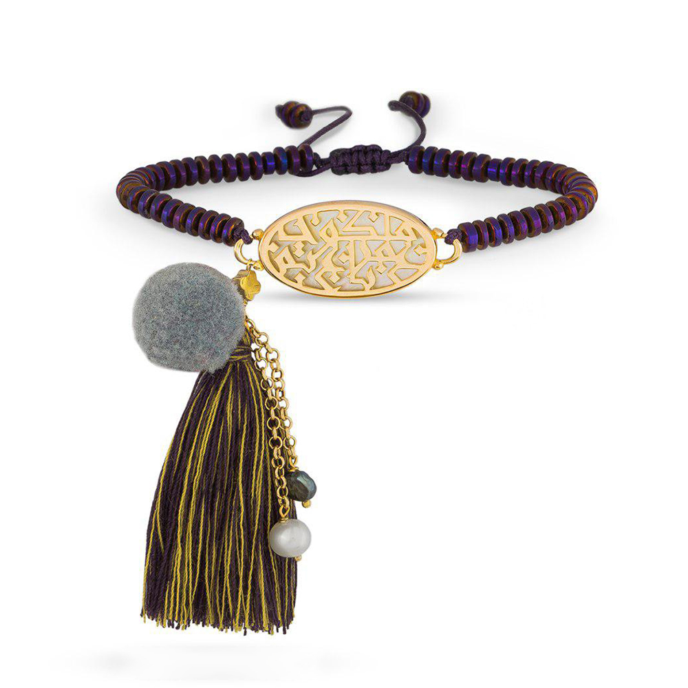 دستبند سنگی  کد BSH032