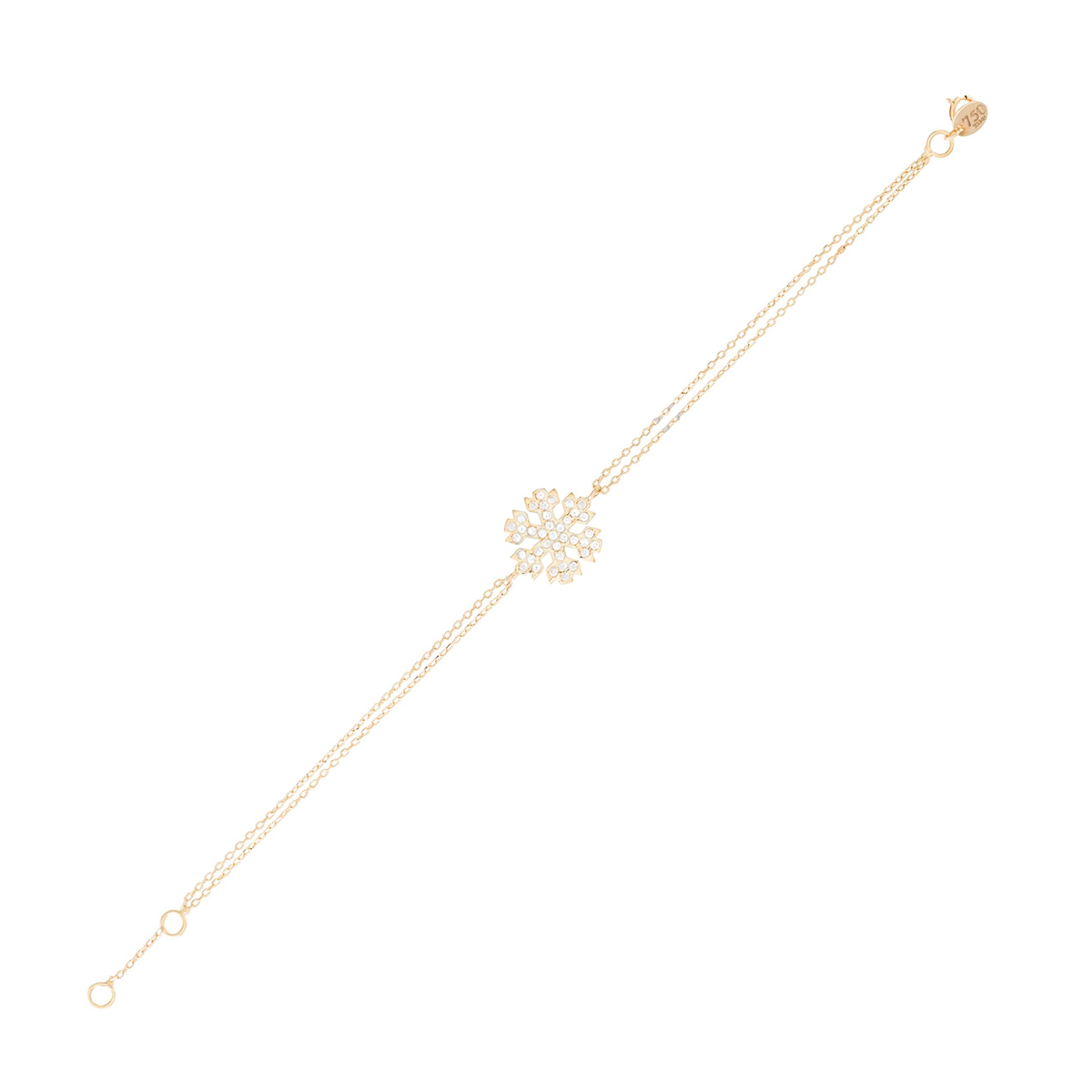 دستبند زنجير طلا  کد BMOH022