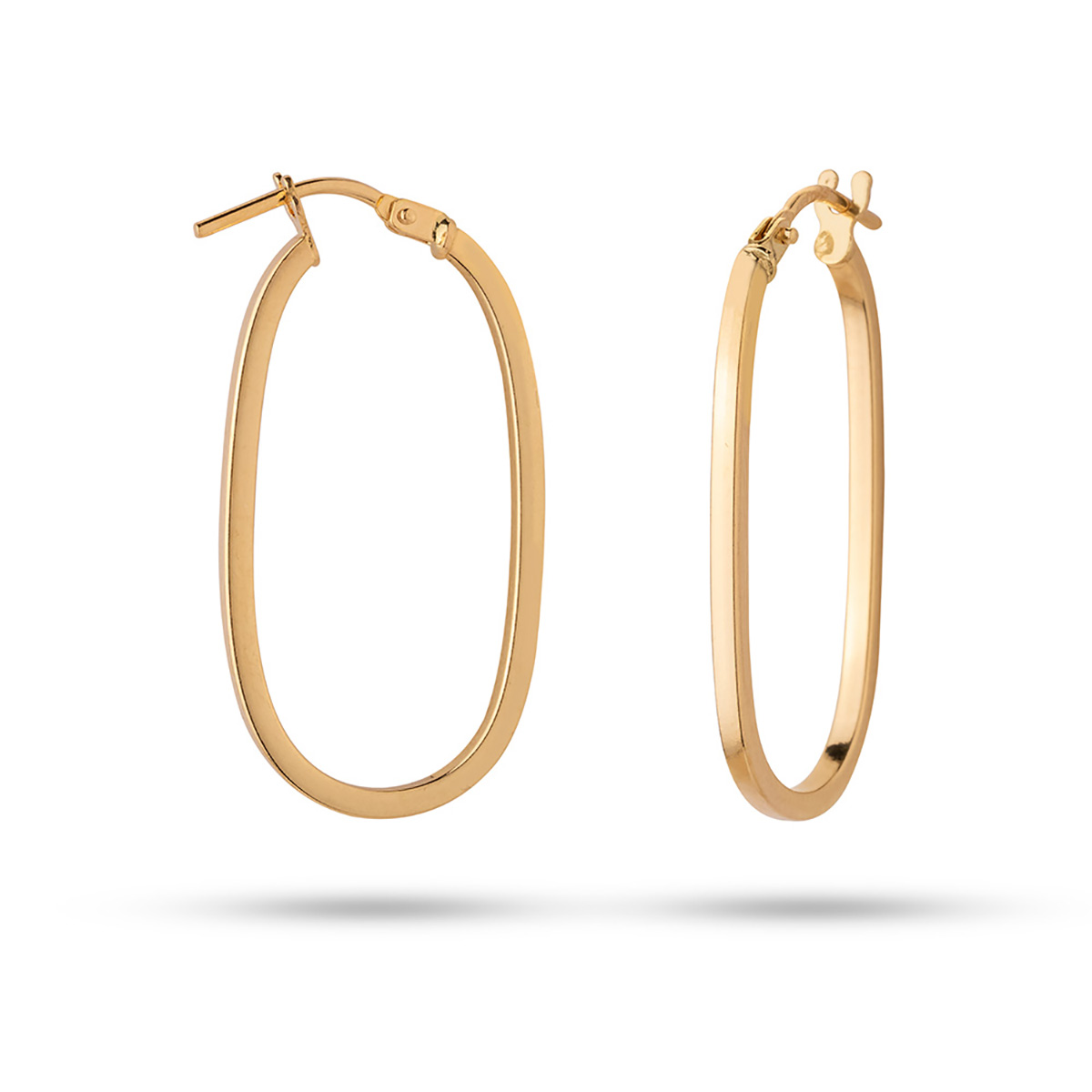 گوشواره بیضی نازک کد EMR170