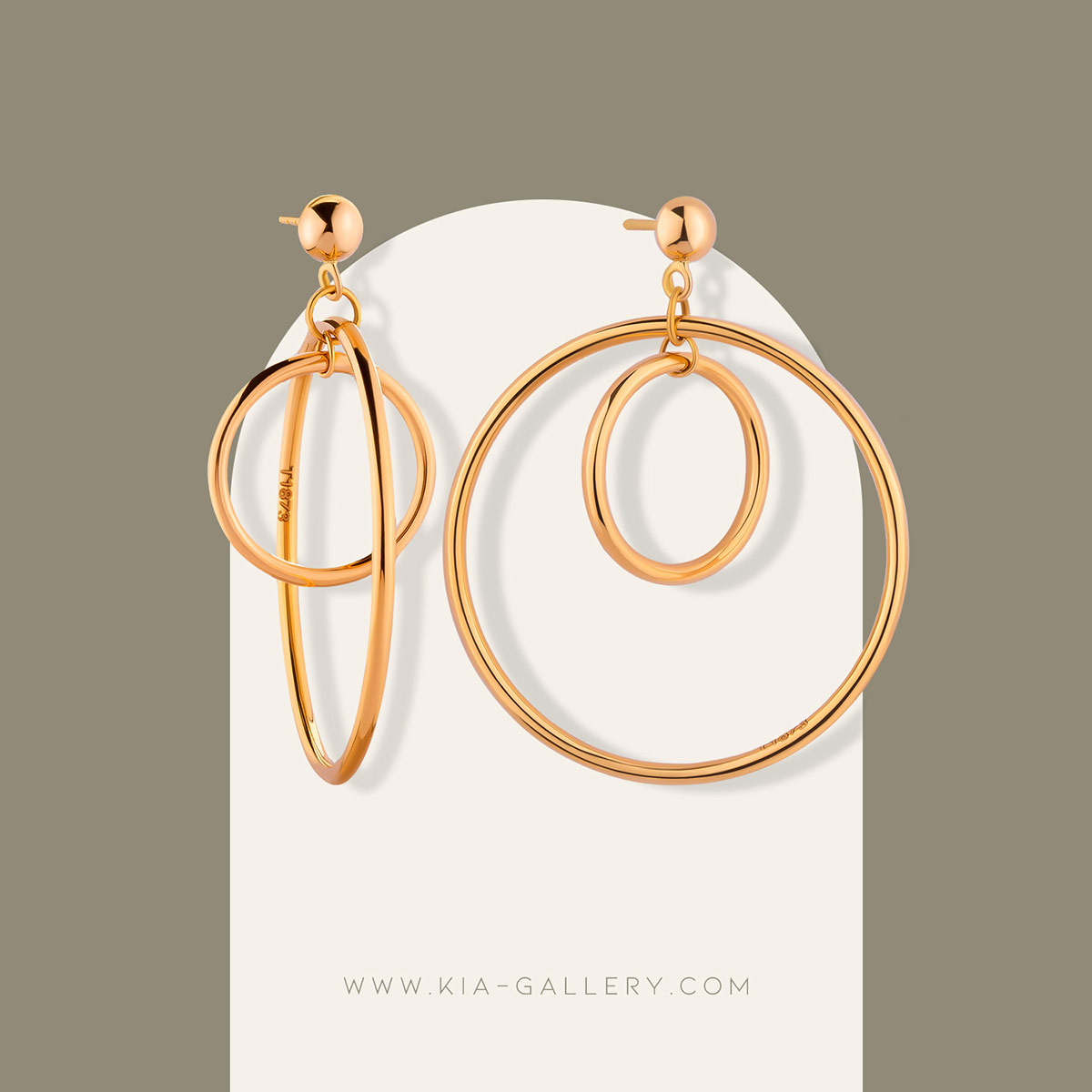 گوشواره  کد EMOH110