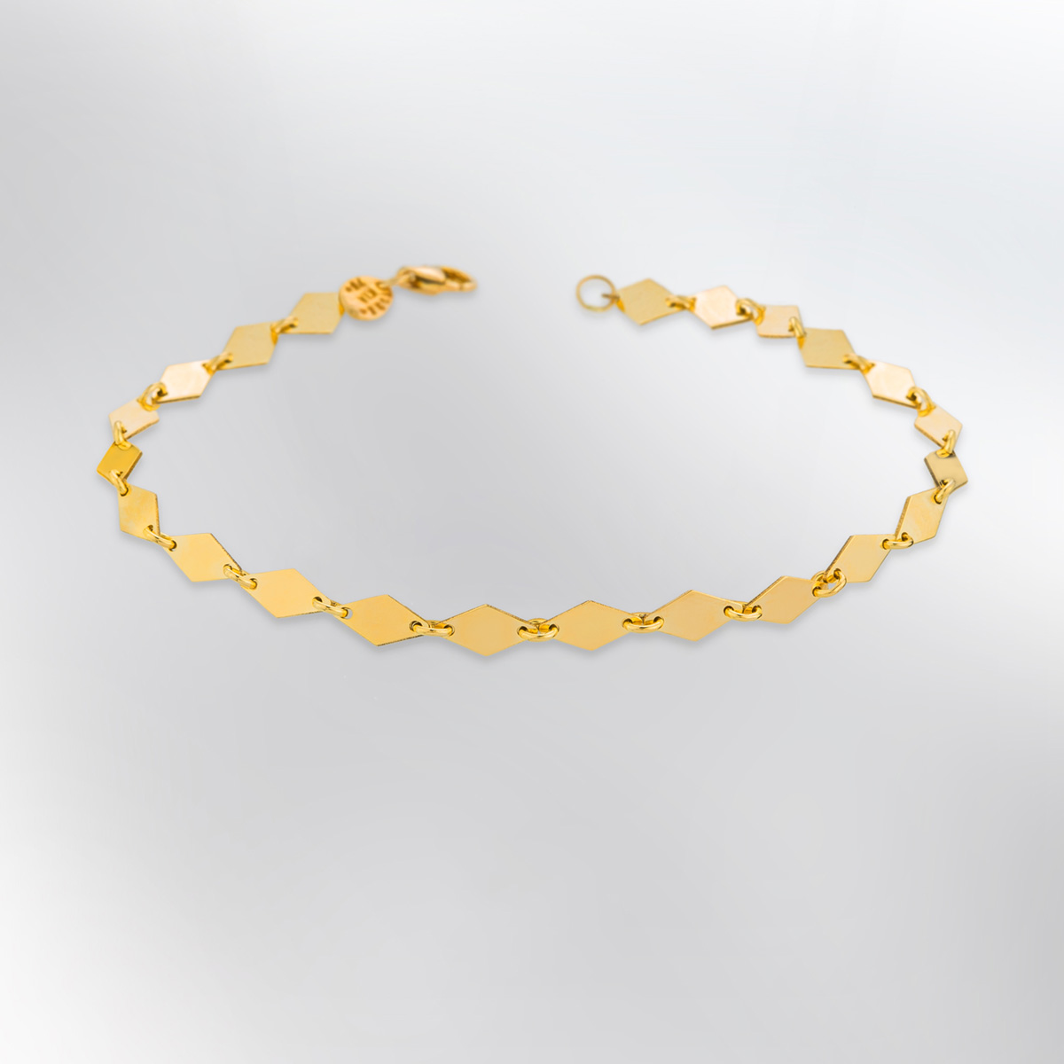 دستبند زنجير طلا  کد BM319