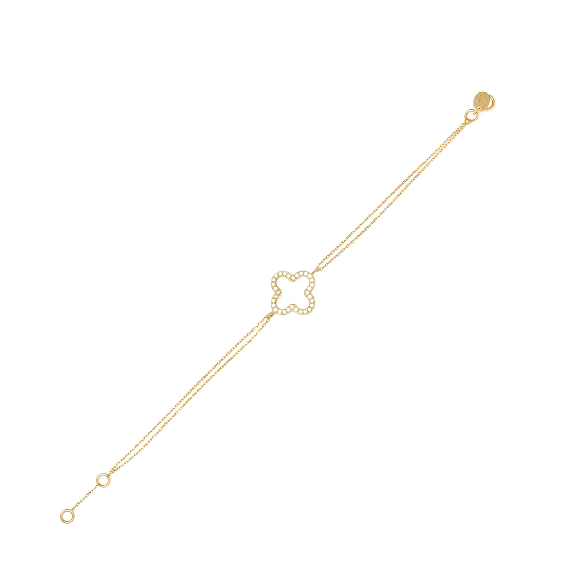 دستبند زنجير طلا  کد BMOH019