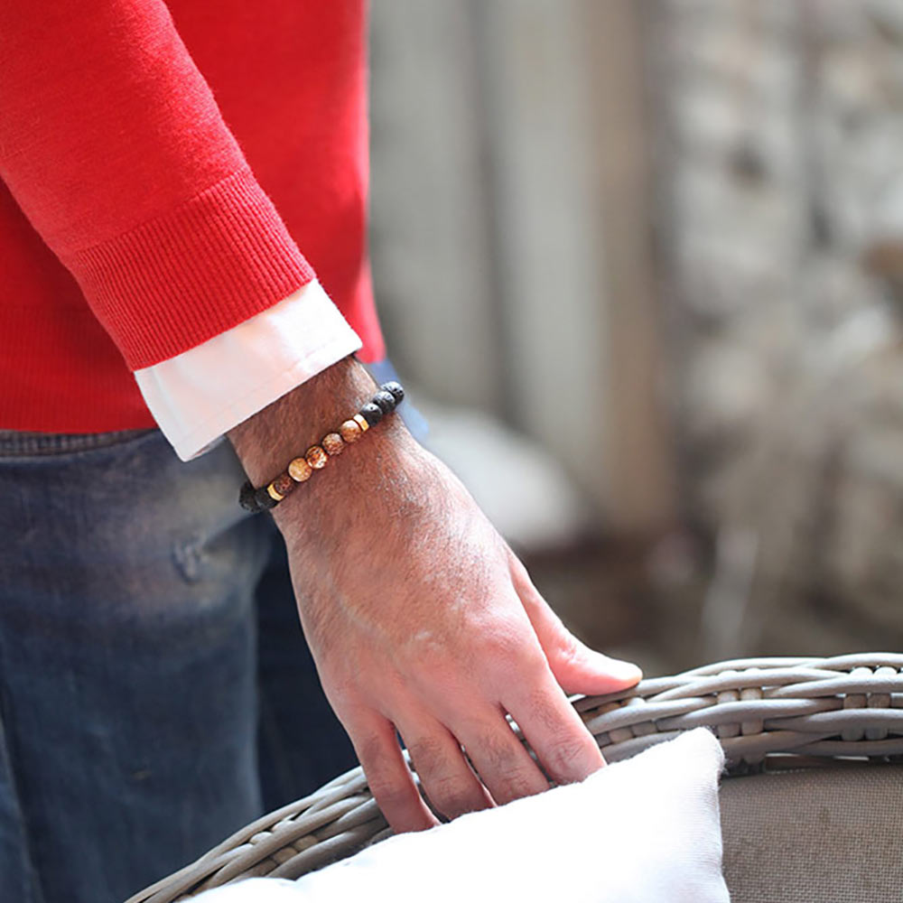 دستبند سنگی  کد BSH047