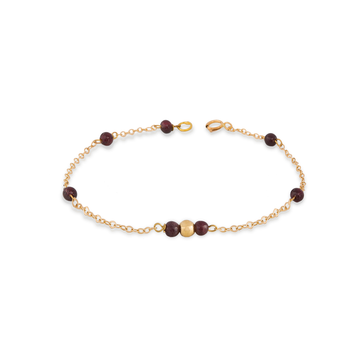 دستبند زنجير طلا  کد BT058