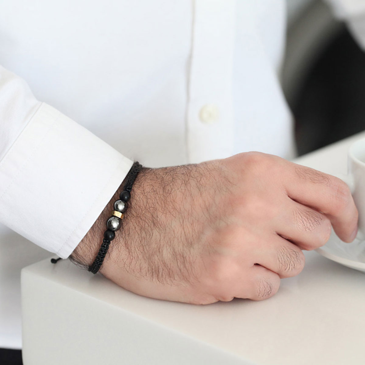 دستبند سنگی  کد BSH161