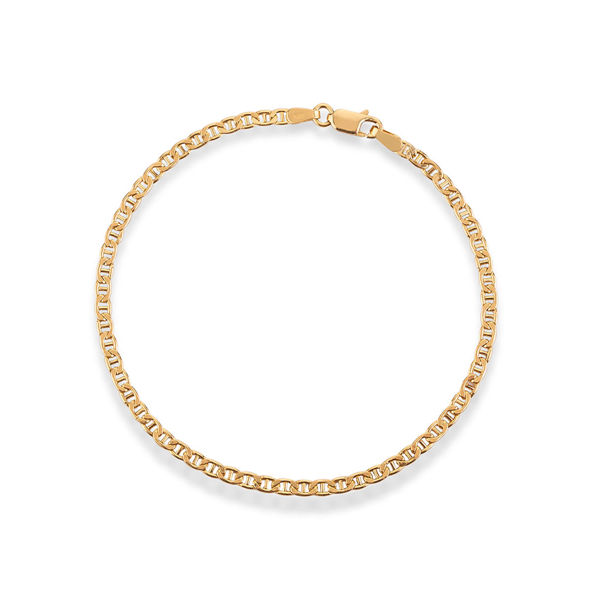 دستبند زنجير طلا  کد BMR517