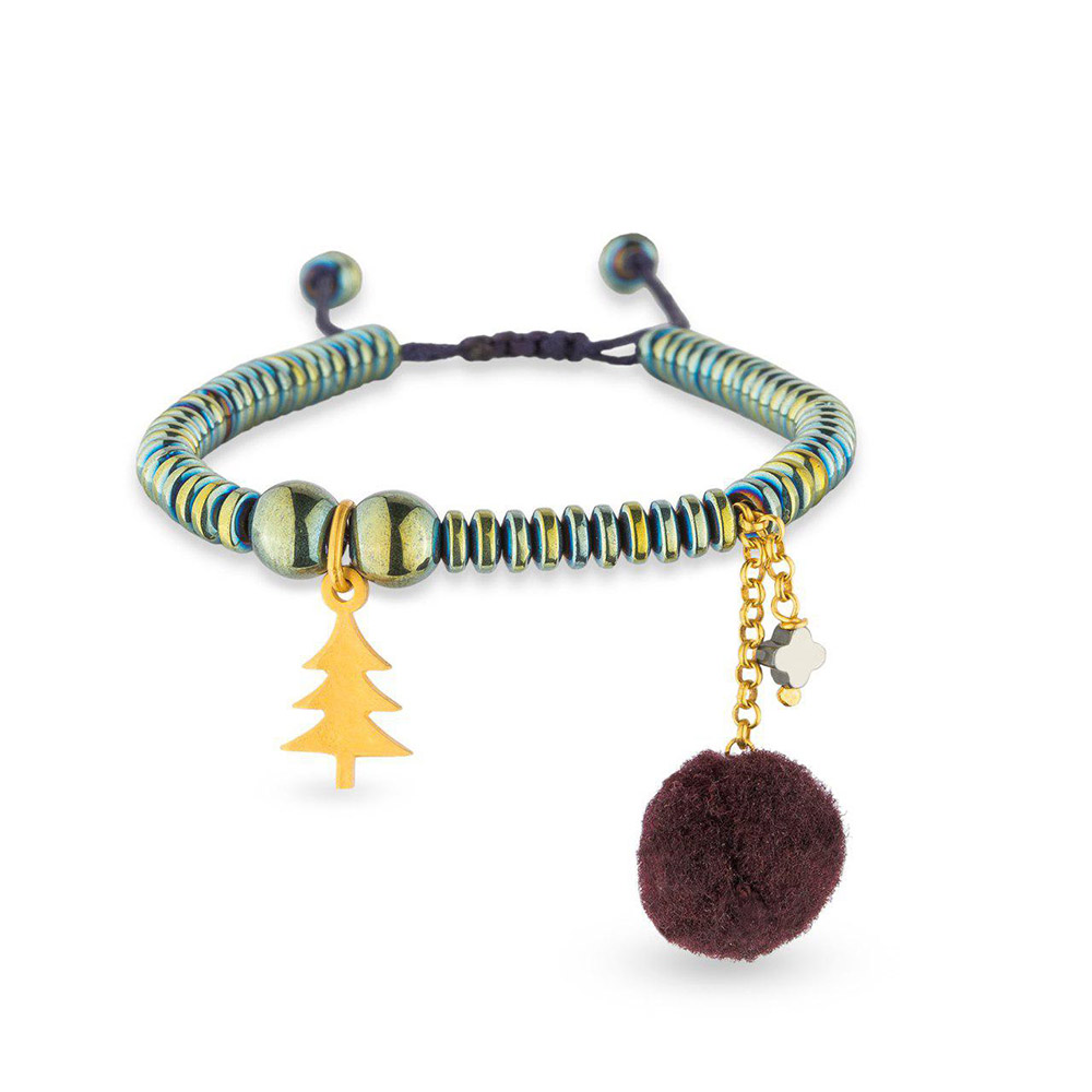 دستبند سنگی  کد BSH038