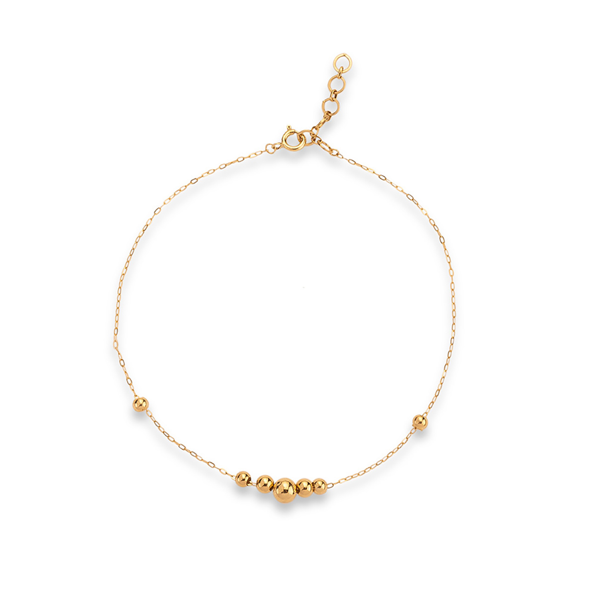 دستبند زنجير طلا  کد BMR491