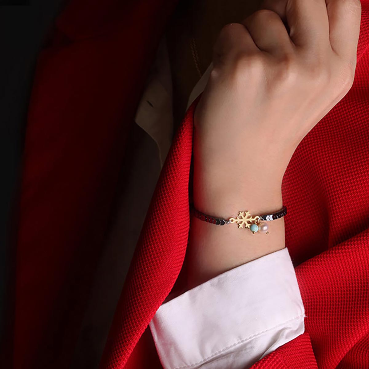 دستبند سنگی  کد BSH039