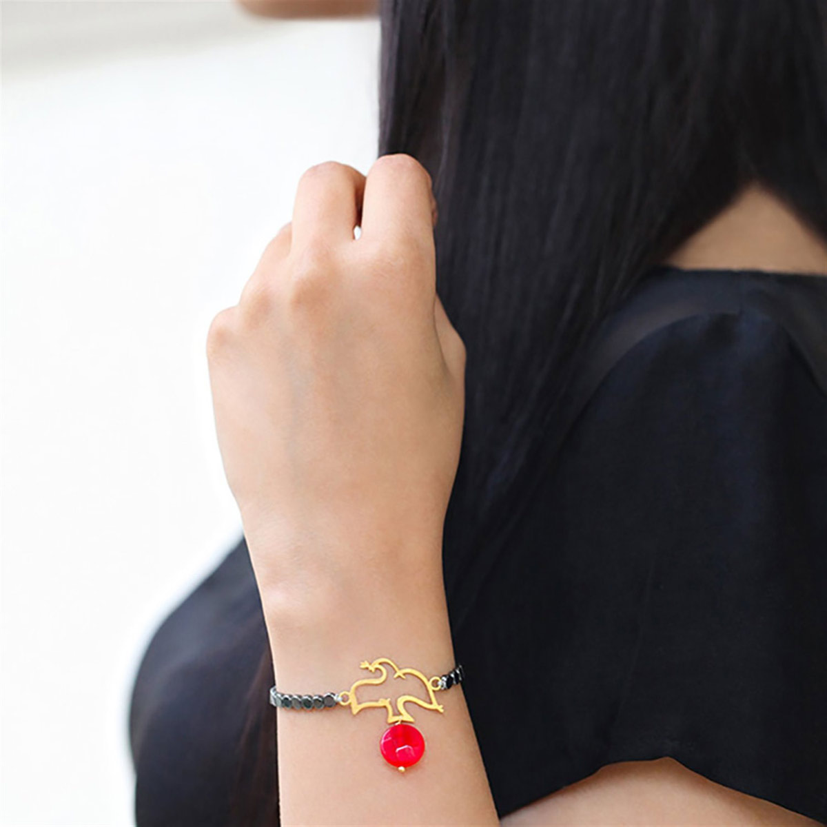 دستبند سنگی  کد BSH054