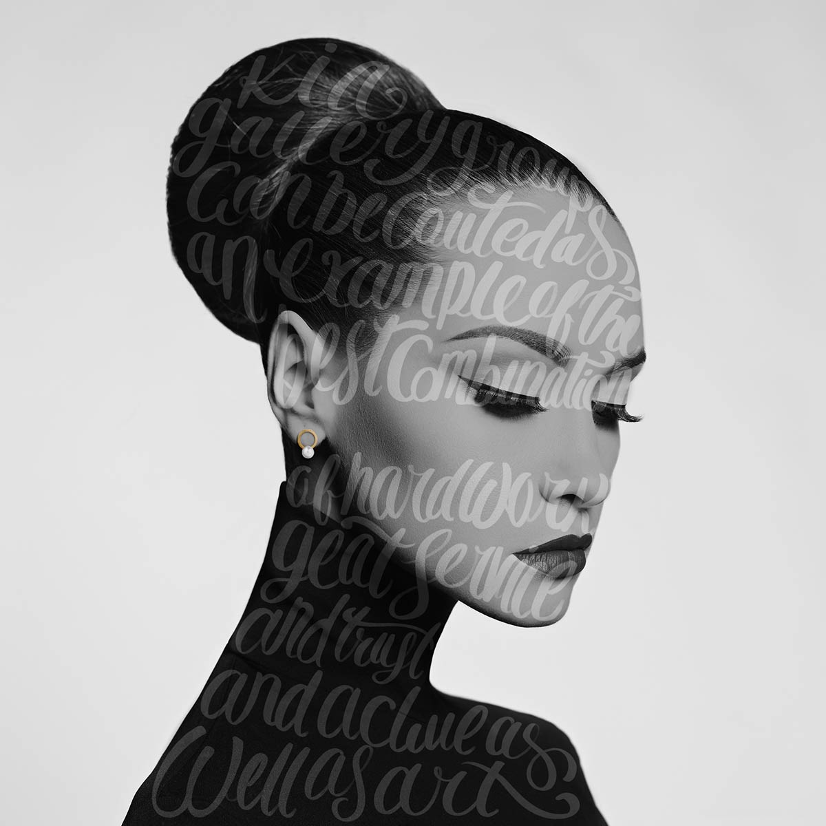 گوشواره گوشواره میخی طلا طرح حلقه مروارید کد EMOH108