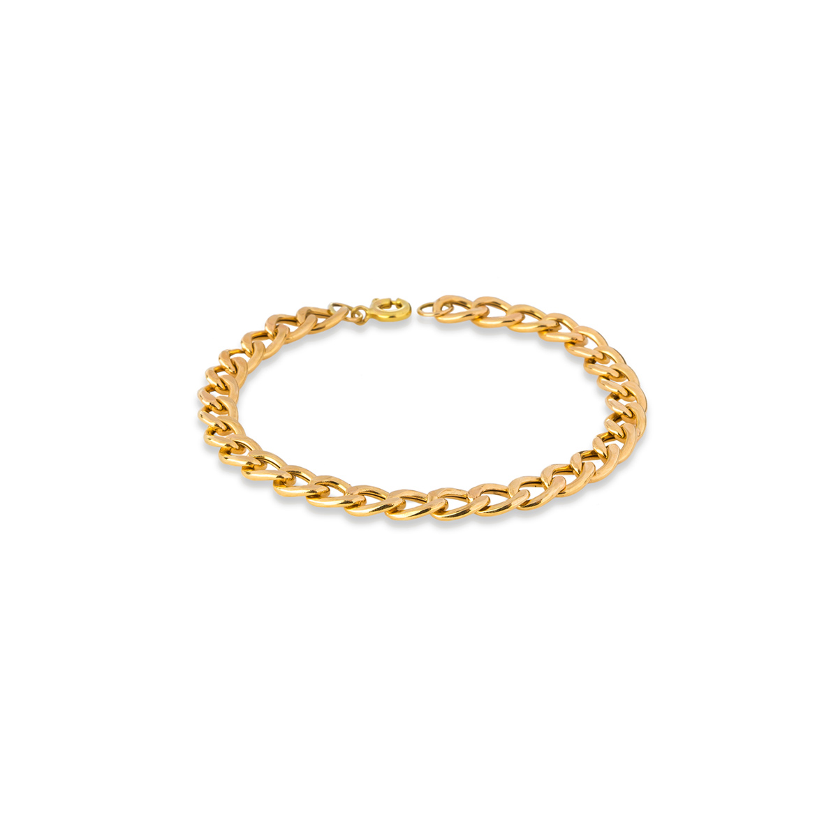 دستبند زنجير طلا  کد BBH006