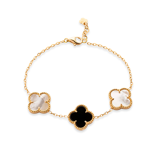 دستبند زنجير طلا  کد BM385