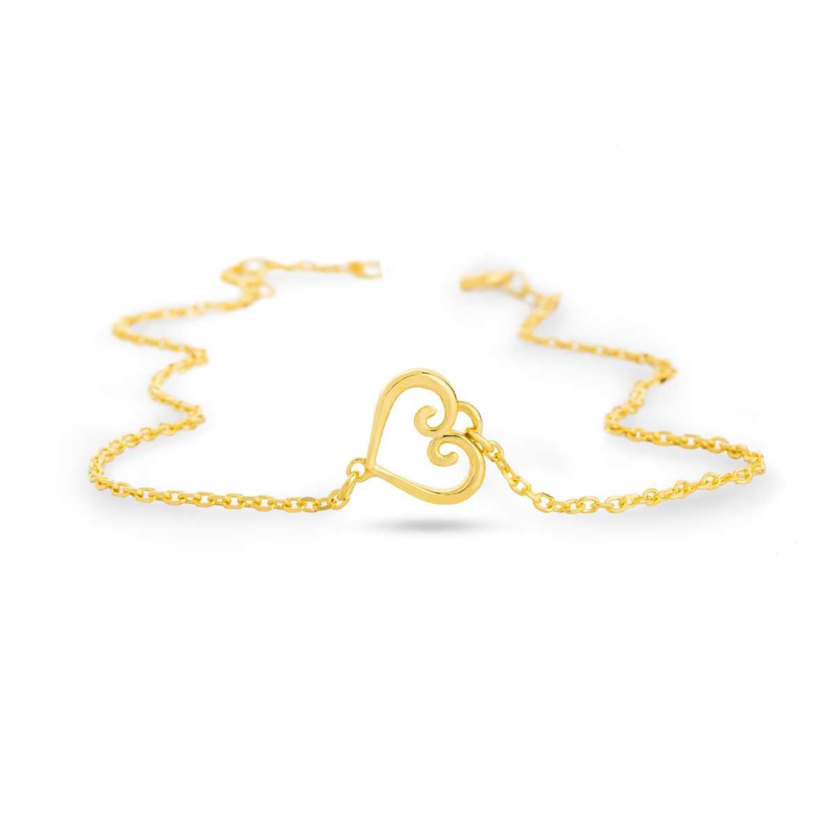 دستبند زنجير طلا  کد BMH028