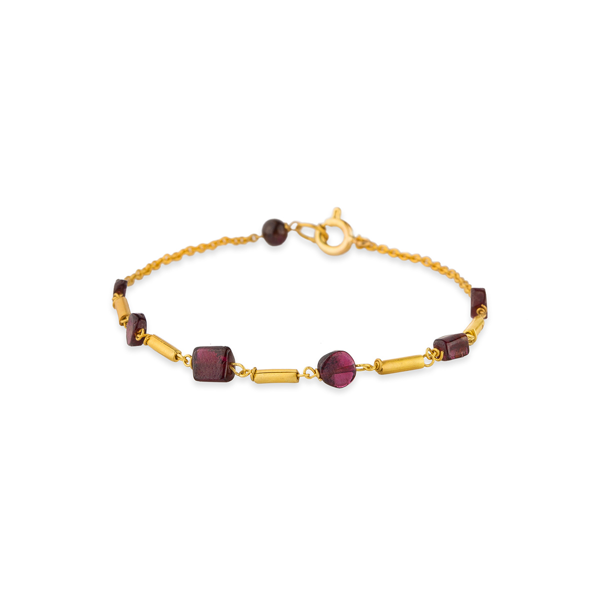 دستبند زنجير طلا  کد BT033