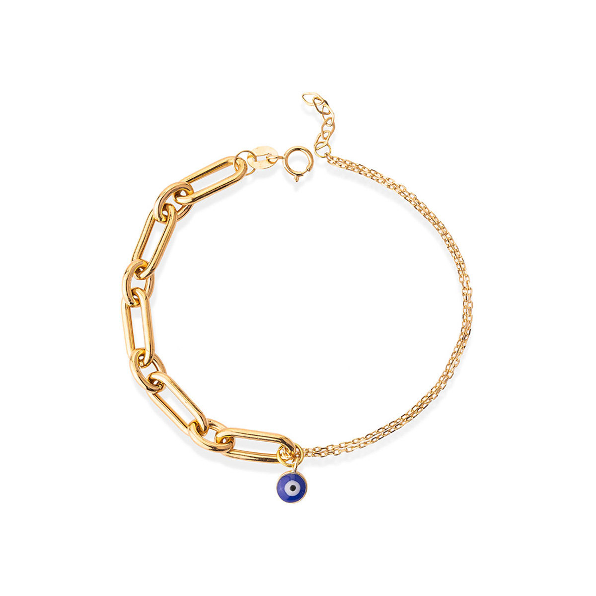 دستبند زنجير طلا  کد BMOH125