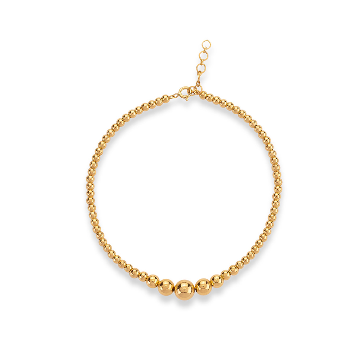 دستبند زنجير طلا  کد BMR492