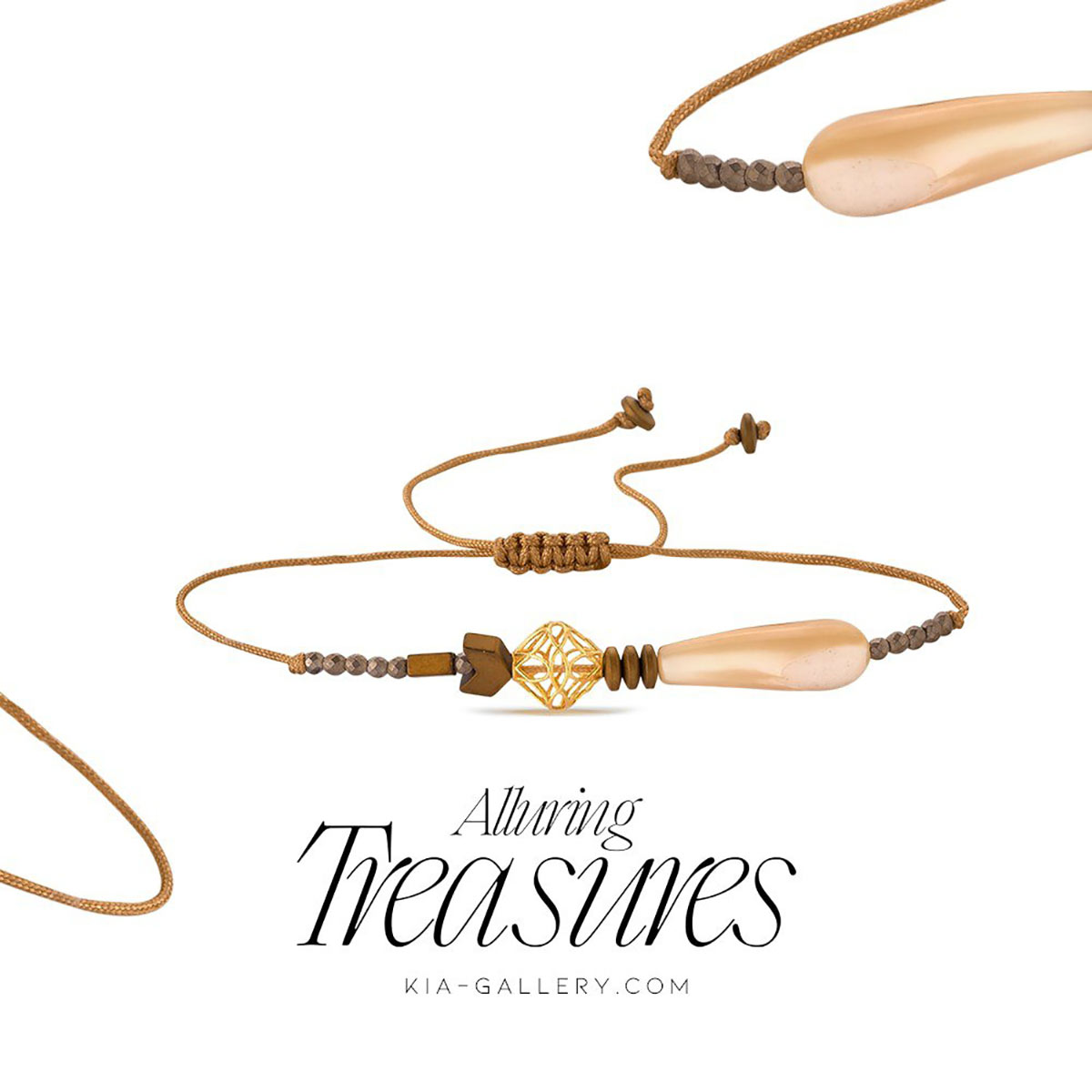 دستبند سنگی  کد BSH272