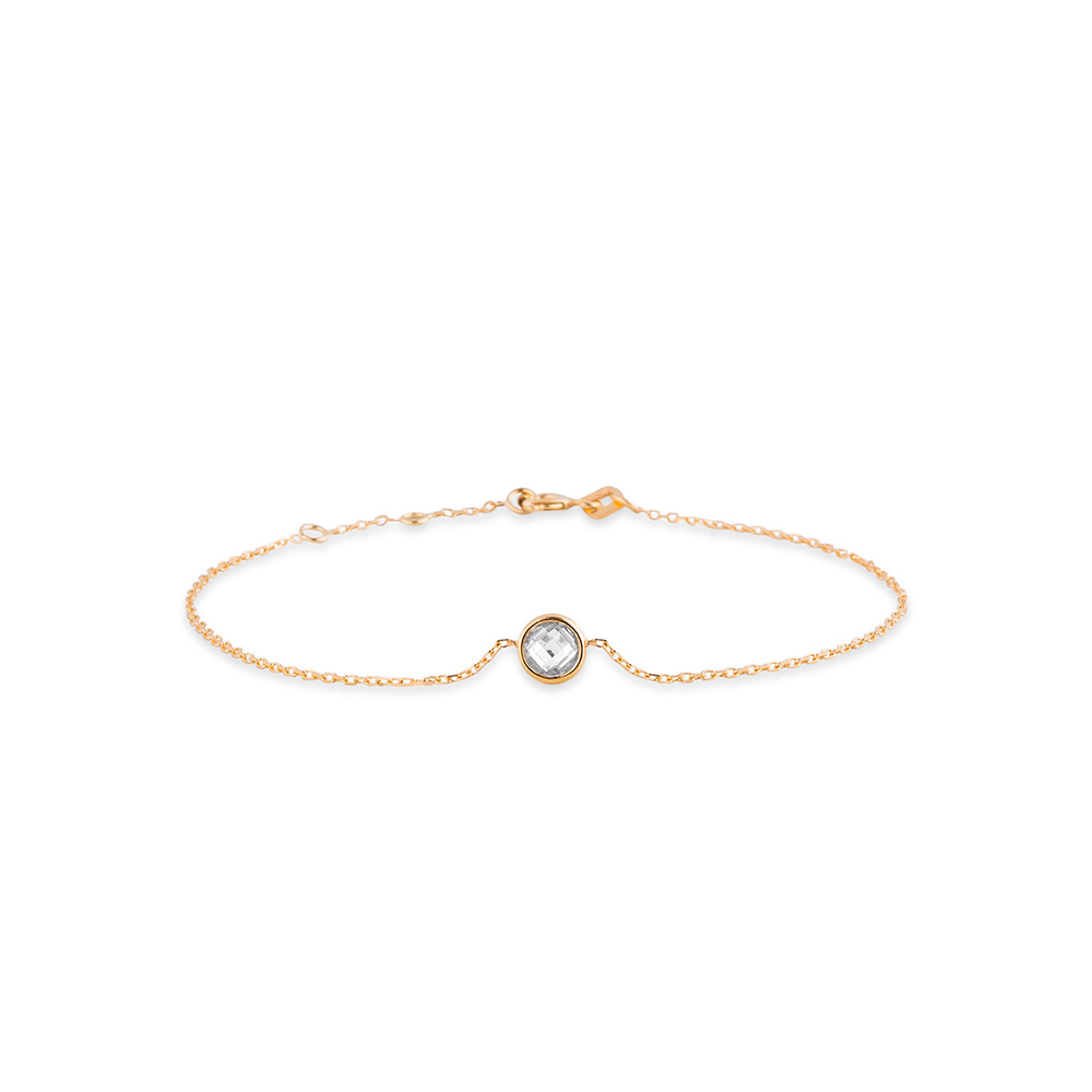 دستبند زنجير طلا  کد RSB-1158