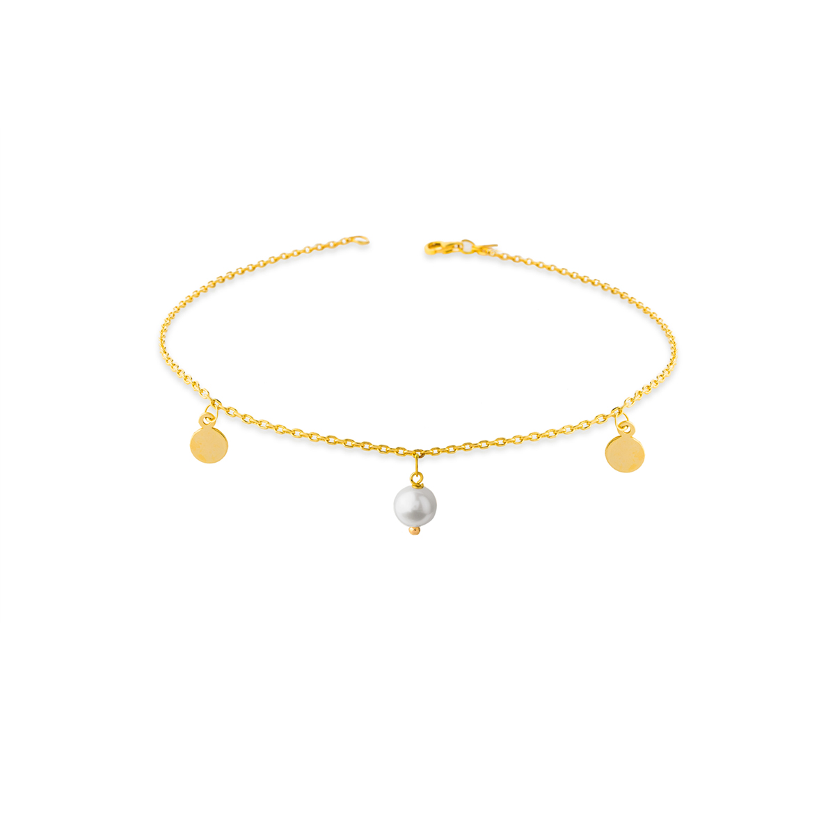 دستبند زنجير طلا  کد BBH005