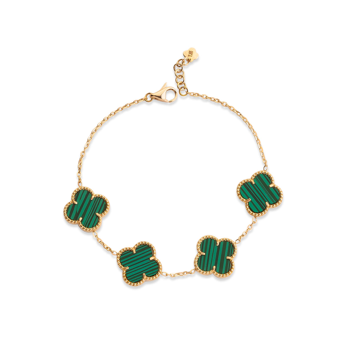 دستبند زنجير طلا  کد BMR261