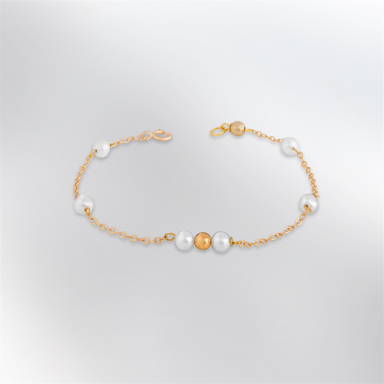 دستبند زنجير طلا  کد BT059