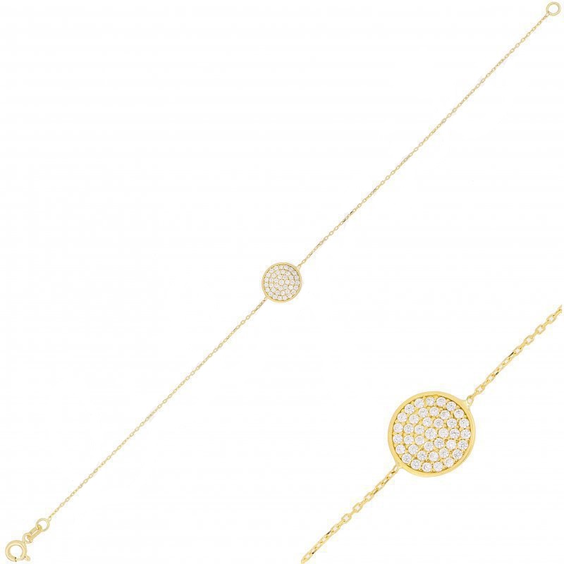 دستبند زنجير طلا  کد RSB-1207