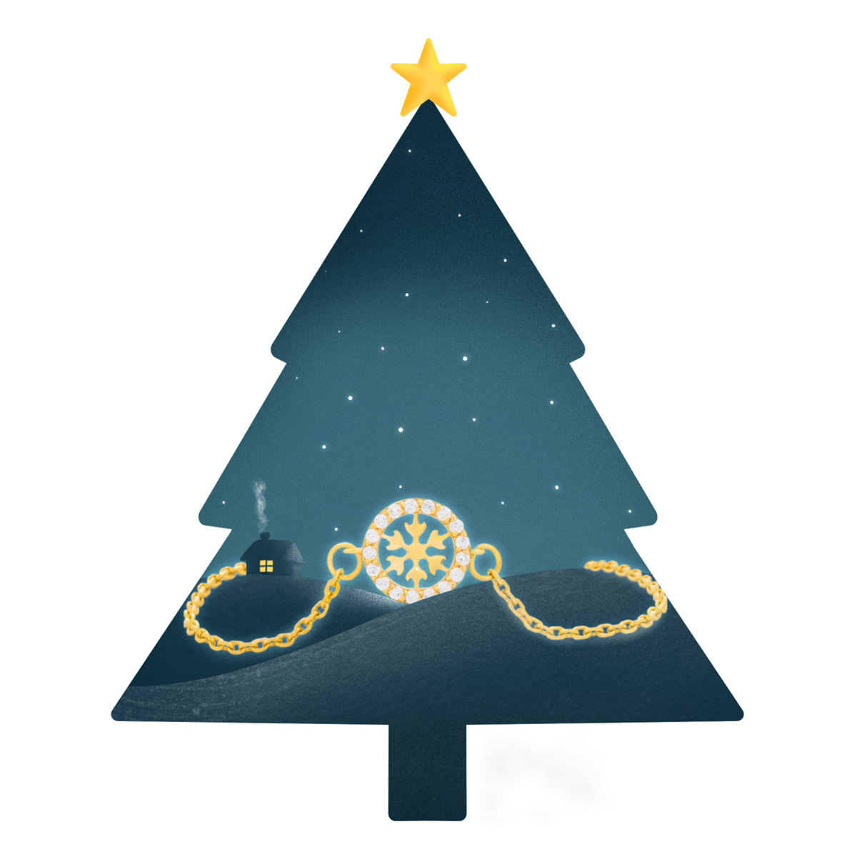 دستبند زنجير طلا  کد BM148