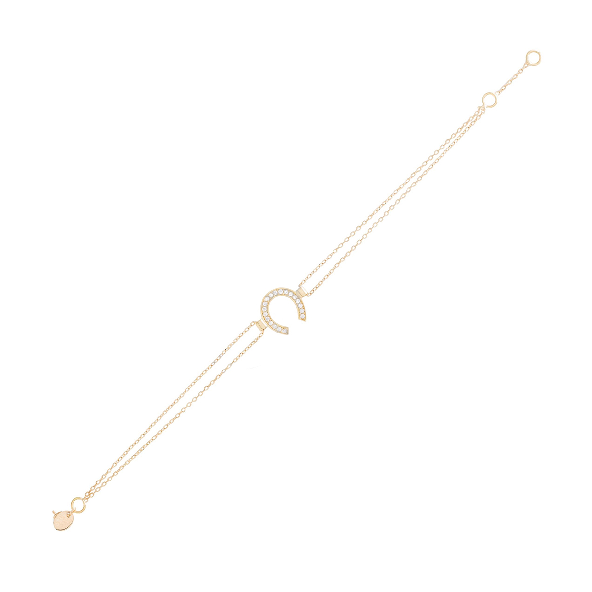 دستبند زنجير طلا  کد BMOH023