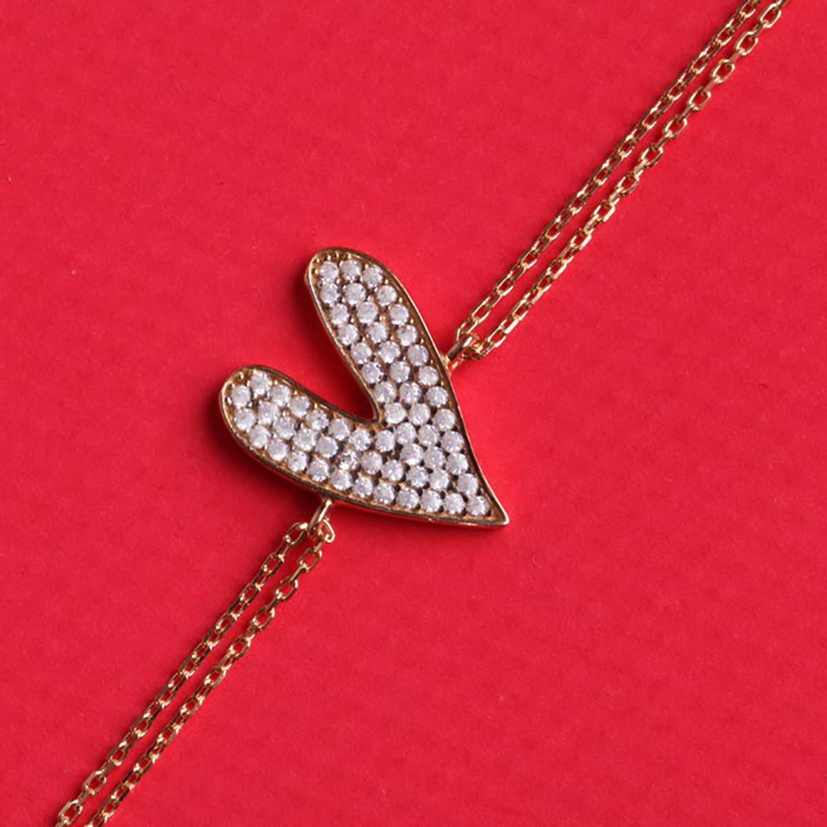 دستبند زنجير طلا  کد RS-558