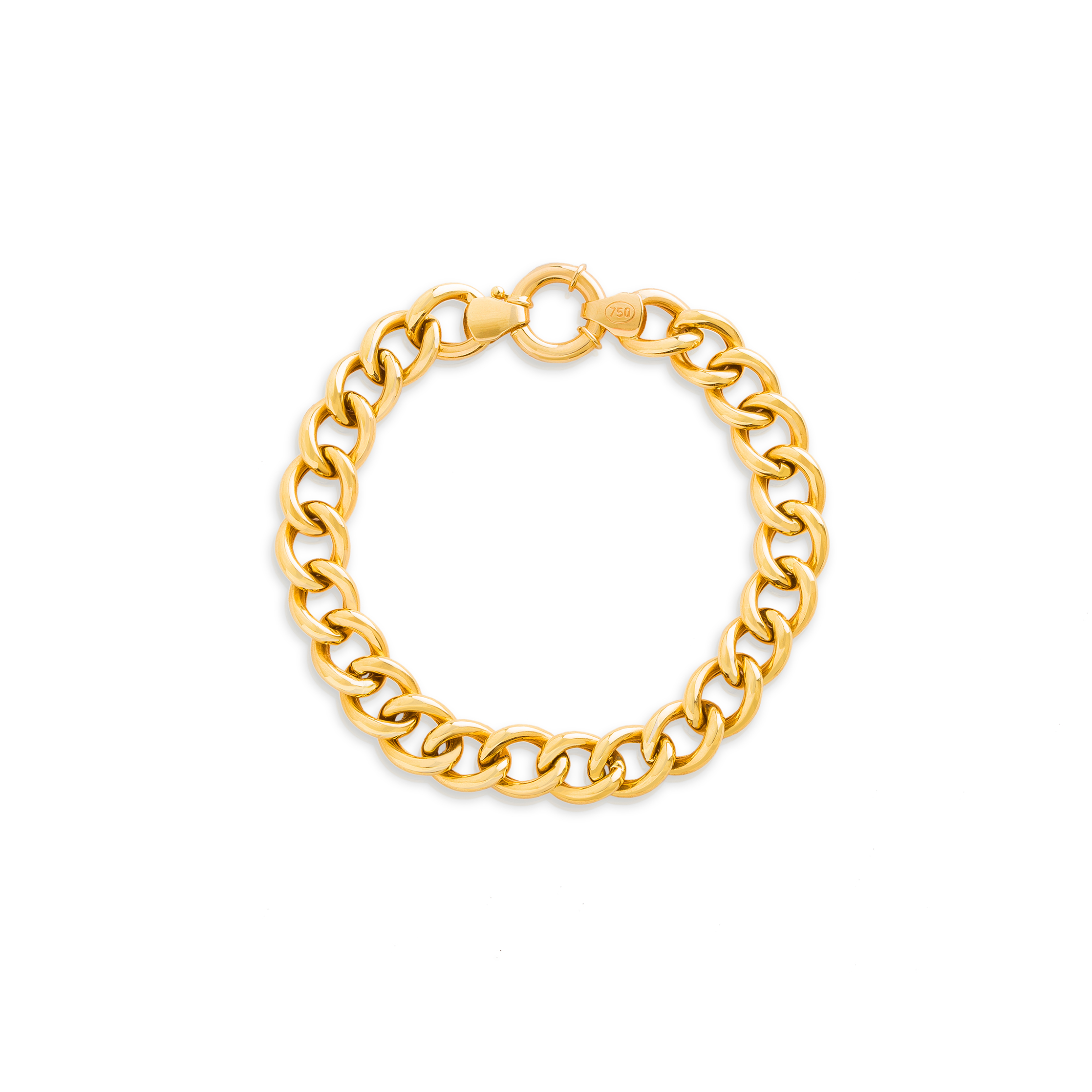 دستبند زنجير طلا  کد RSB-1116