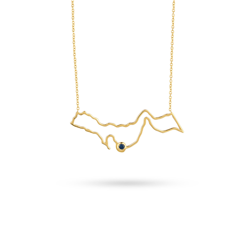 گردنبند خلیج فارس تو خالی کد NM511