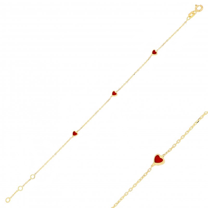 دستبند زنجير طلا  کد RSB-1423